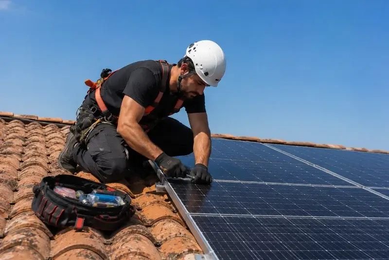 Maintenance et monitoring de panneaux solaires à Blaye